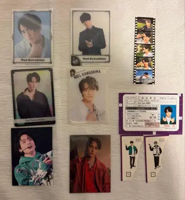 TravisJapan 카와시마 노에루 트레이딩 카드 스티커 세트