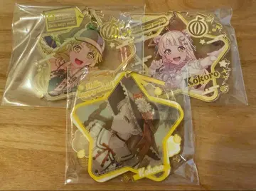 뱅드림 트레이딩 별 모양 키링 츠루마키 코코로 세트
