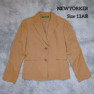 NEWYORKER 뉴요커 테일러드 자켓 카멜 13AR