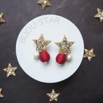 비쥬 스타 귀걸이/귀찌/핸드메이드 액세서리