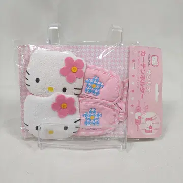 [ 미사용 ] 레트로한 헬로키티 커튼 홀더 루프식 핑크