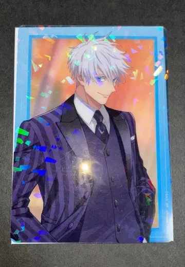 주술회전 환영야행본점 팬파레 클리어 카드 2nd 기념일 고죠 사토루