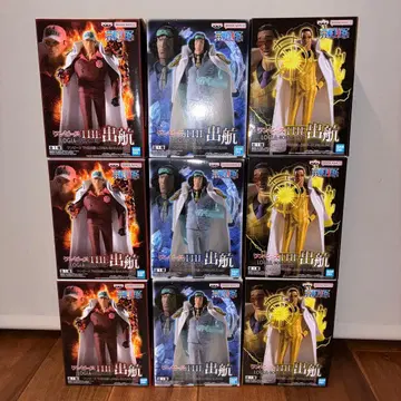 원피스 피규어 THE 출항 사카즈키 황원숭이 아오키지 9개 세트