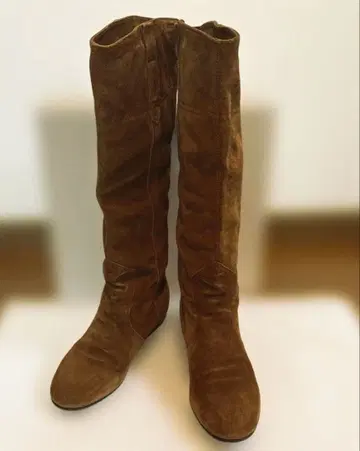 FABIO RUSCONI 스웨이드 롱 부츠 36