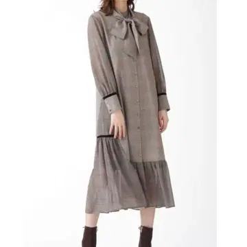 매기 체크 원피스 질스튜어트