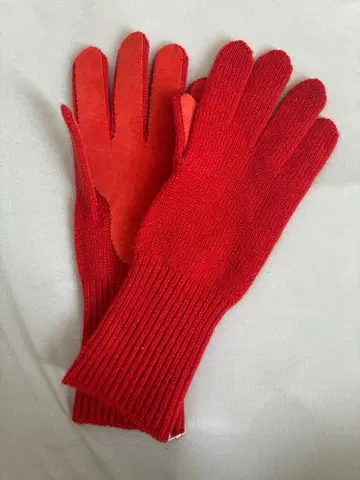 ARTS&SCIENCE 장갑 레드 캐시미어