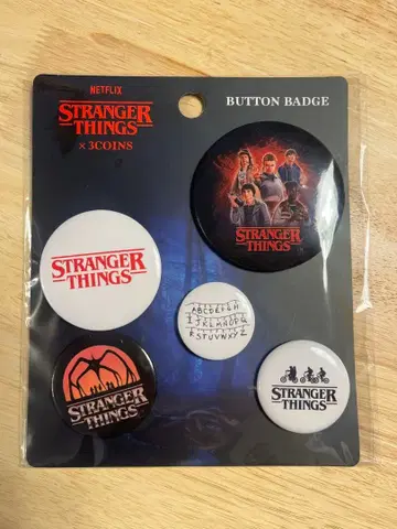 스트레인저 싱스 배지 5개 세트