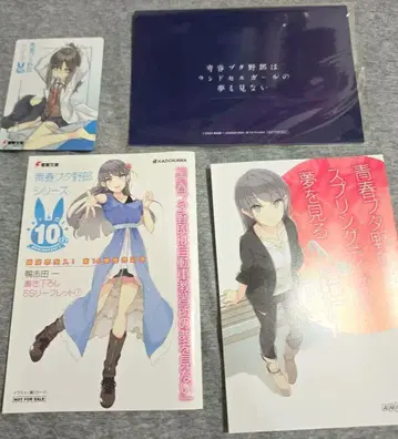 추가 1점) 청춘 돼지 시리즈 굿즈 5점