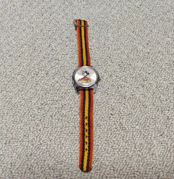 디즈니 미키마우스 수동 와인딩 손목시계 쇼와 레트로