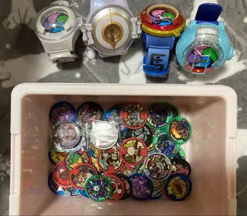 요괴워치 묶음 판매 DX 요괴워치 네 종류와 메달 49개