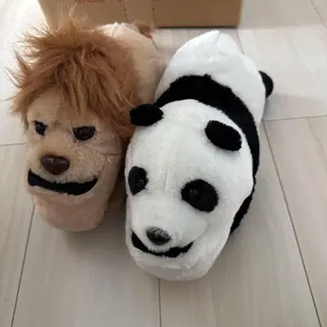 샤쿠레루 플래닛 BIG 봉제 인형 팬더 사자