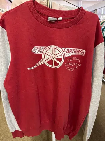 PUMA 아스날 트레이닝복 L 사이즈 빨간색/그레이