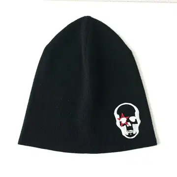 루시앙페라피네 캐시미어 30% 니트 모자 블랙