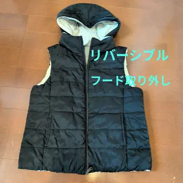 리버서블 베스트 후드 탈부착 가능 L 사이즈