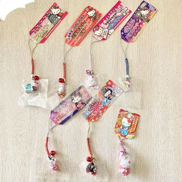 오사카 교토 지역 한정 키티 헬로키티 족쇄 스트랩 소네자키 청수사 마이코