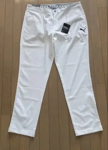 PUMA 퍼포먼스 핏 화이트 팬츠 38/32