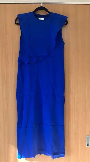 FRAY I.D 프레이 아이디 아지메 프릴 니트 원피스 롱