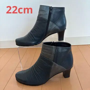 madras 마드라스 숏부츠 사이드 지퍼 가죽 22cm