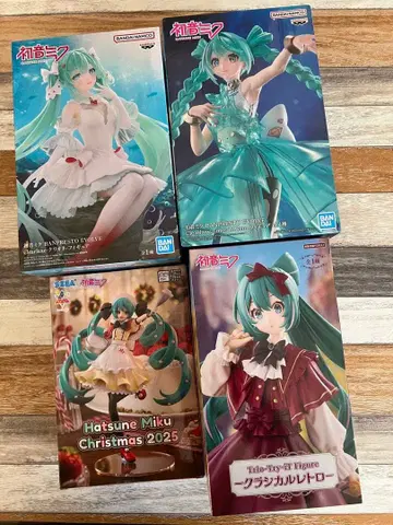 하츠네 미쿠 프라이스 피규어 4개 세트