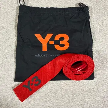 Y-3 벨트 (레드) 수납 봉투 포함