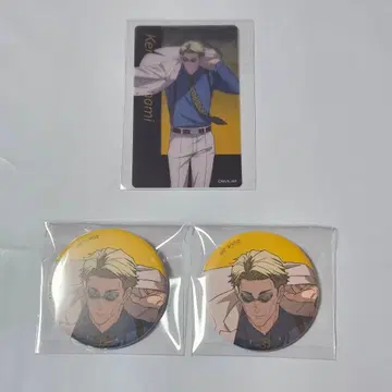 애니메이션 주술회전 주술회전전 나나미 켄토 캔뱃지 클리어 카드