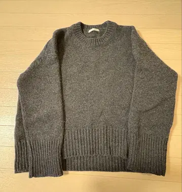 GALERIE VIE 파인 울 크루넥 풀오버