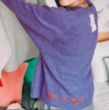 니코앤드 bewithM Misayo 배색 돌 풀오버