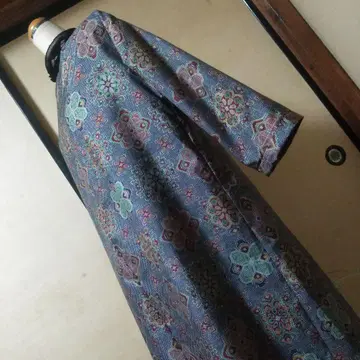 기모노 리메이크 우아한 문양 포함 오시마 명주 특가 6