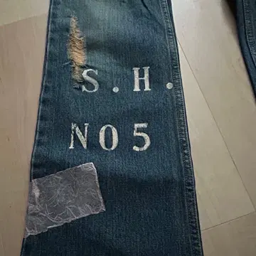 share spirit 장식 데님