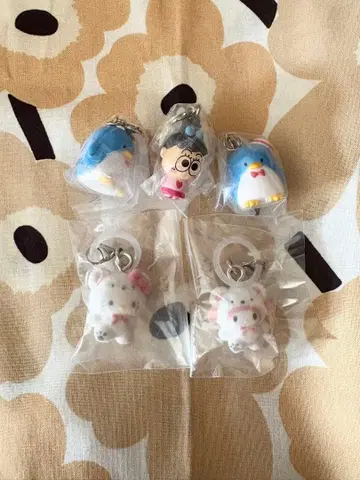 산리오 캐릭터즈 메지루시 액세서리 복슬복슬 스노우 올스타즈