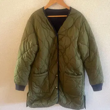 펠리시모 리브인컴포트 하마지와 콜라보 리버서블 퀼팅 코트