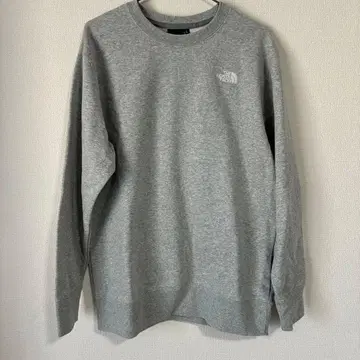 [미사용 새상품] The North Face 그레이 크루넥 트레이닝복
