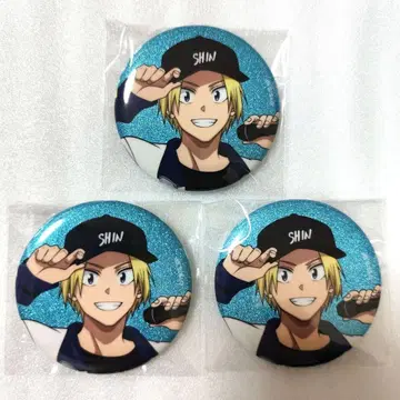 사카모토 데이즈 락밴드 아사쿠라 신 캔뱃지 3개 세트 타워 레코드