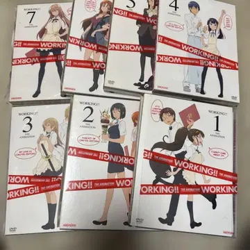 DVD WORKING!! 완전 생산 한정판 전 7권 세트