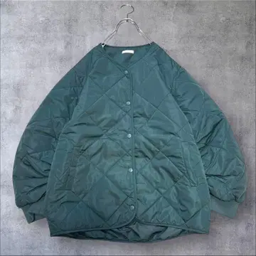 새상품급 아이템즈 어반 리서치 충전솜 퀼팅 노카라 자켓