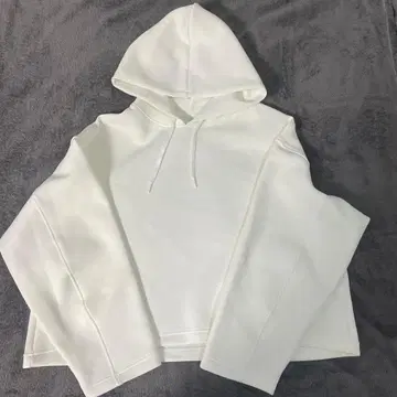 UNIQLO 유니클로 XXL 화이트 드라이 맨투맨 후드티