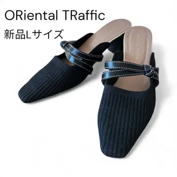 새상품 오리엔탈 트래픽 니트 뮬 펌프스 24~24.5cm 2024SS