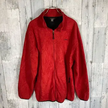 L.L.Bean 플리스 자켓 남성용 XL 사이즈 레드