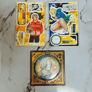 아사쿠라 신 벌스데이 아크릴 스탠드 캔뱃지 2022년 2024년 3점
