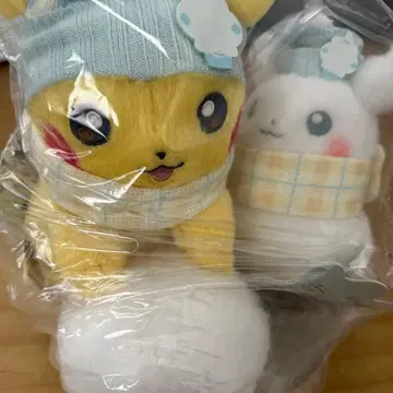 [ 포켓몬 센터 한정판 ] 피카츄 봉제 인형 2개 세트