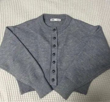 ZARA 그레이 가디건 S