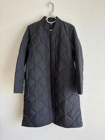 무인양품 2025 포근한 솜 퀼팅 코트 M 블랙