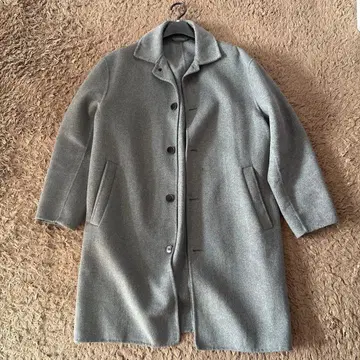 H&M 그레이 체스터 코트