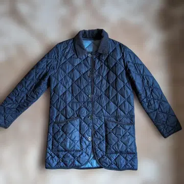 네이비 퀼팅 자켓
