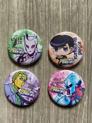 죠죠의 기묘한 놀이공원에서 탈출 캔뱃지