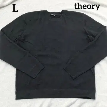 [ theory ] 남성용 니트 블랙 L