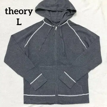 [ theory ] 남성용 니트 후드티 그레이 L