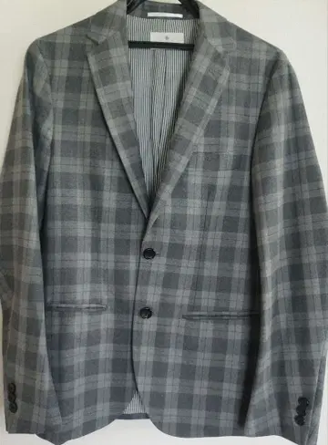 에디피스 테일러드 자켓 그레이 체크