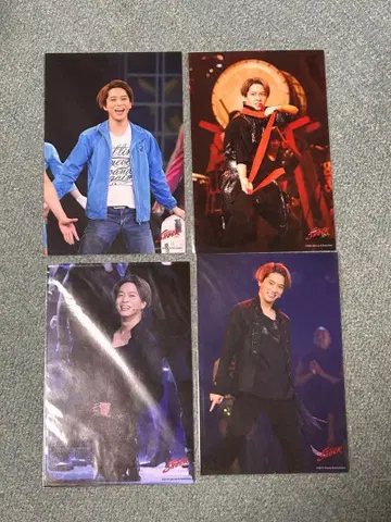 테라니시 타쿠토 Endless SHOCK 스테이지 사진 4장 세트