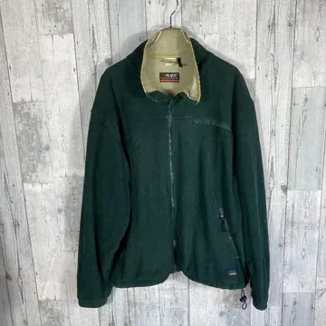 LLBean 다크 그린 남성용 XXL 플리스 자켓